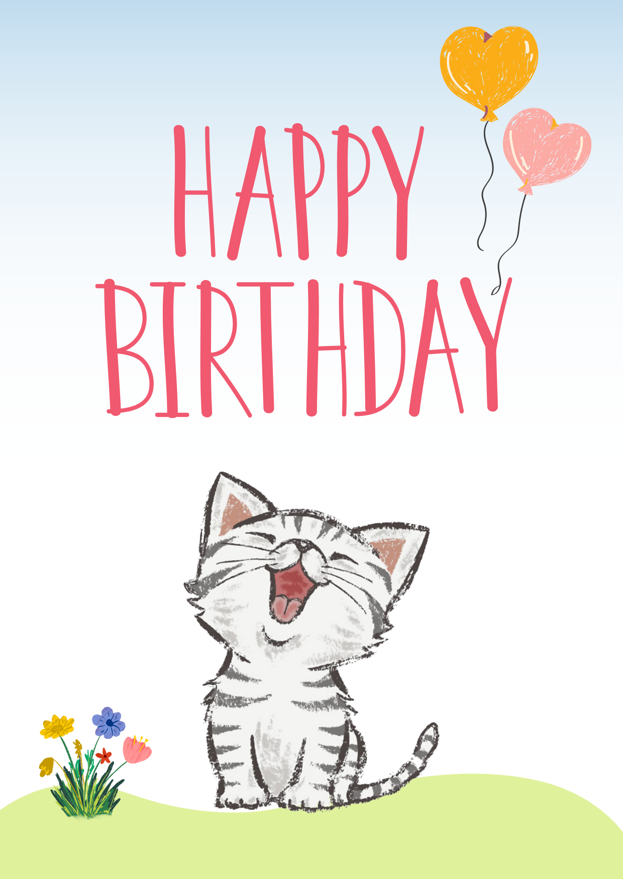 Birthdays card preview