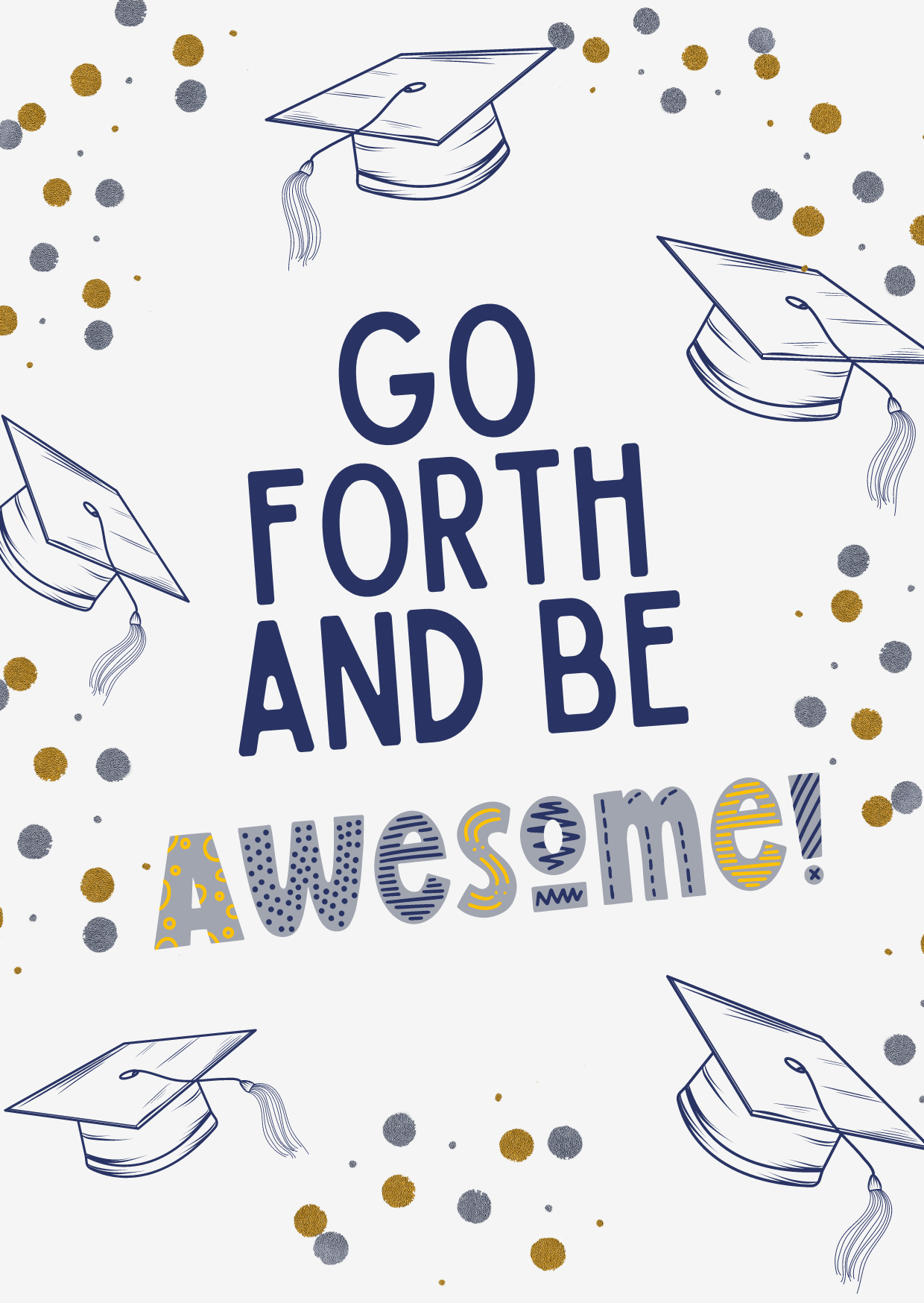 Graduations card preview